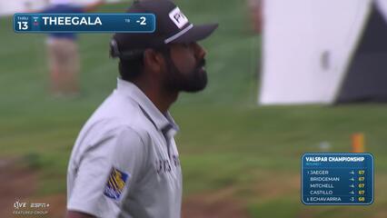 Sahith Theegala | Round 1 | 13th hole | Shot 3 | 2025 Valspar