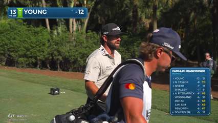 Cameron Young | Round 2 | 13th hole | Shot 1 | 2026 Cadillac