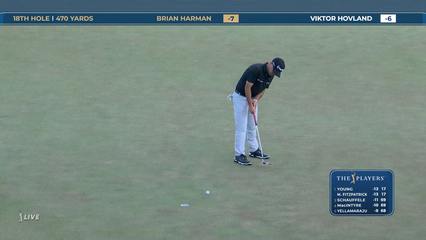 Brian Harman | Round 4 | 18th hole | Shot 4 | 2026 THE PLAYERS