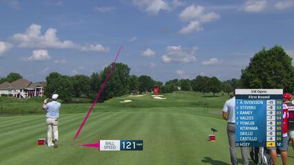 Rico Hoey | Round 1 | 4th hole | Shot 1 | 2025 3M Open