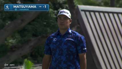 Hideki Matsuyama | Round 1 | 4th hole | Shot 3 | 2026 Sony Open