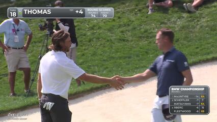 Justin Thomas | Round 2 | 18th hole | Shot 5 | 2025 BMW Championship
