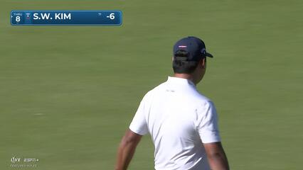 Si Woo Kim | Round 4 | 17th hole | Shot 2 | 2025 The American Express
