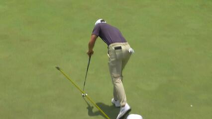 Davis Thompson | Round 3 | 10th hole | Shot 4 | 2025 John Deere