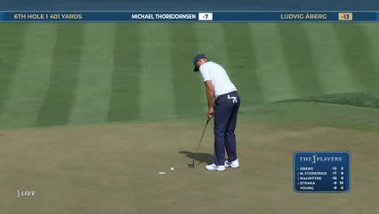 Ludvig Aberg | Round 4 | 6th hole | Shot 4 | 2026 THE PLAYERS