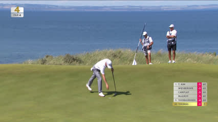Justin Thomas | Round 1 | 4th hole | Shot 3 | 2026 Genesis Scottish Open
