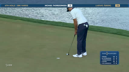 Ludvig Aberg | Round 4 | 4th hole | Shot 5 | 2026 THE PLAYERS