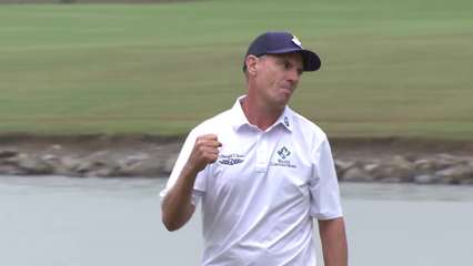 Steven Alker | Round 2 | 18th hole | Shot 4 | 2025 Simmons Bank Cham