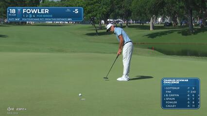 Rickie Fowler | Round 2 | 18th hole | Shot 3 | 2025 Charles Schwab