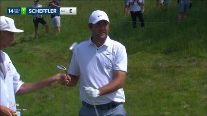 Scottie Scheffler | 2023 the Memorial | Round 3 | 14th hole | Shot 2
