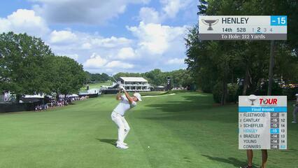 Russell Henley | Round 4 | 14th hole | Shot 2 | 2025 TOUR Championship