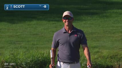 Adam Scott | Round 3 | 2nd hole | Shot 4 | 2025 3M Open