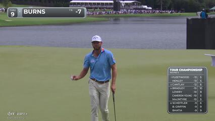 Sam Burns | Round 3 | 9th hole | Shot 3 | 2025 TOUR Championship