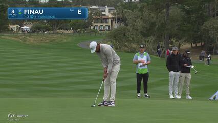 Tony Finau | Round 1 | 3rd hole | Shot 3 | 2025 AT&T Pebble Beach