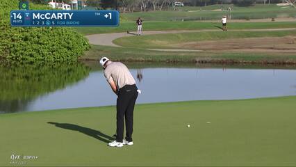 Matt McCarty | Round 1 | 14th hole | Shot 4 | 2025 Mexico Open