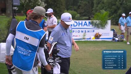 Cameron Young | Round 3 | 9th hole | Shot 1 | 2025 Wyndham