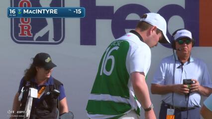 Robert MacIntyre | Round 4 | 16th hole | Shot 3 | 2025 WM Phoenix Open