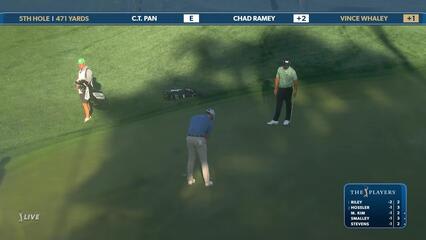 Vincent Whaley | Round 1 | 5th hole | Shot 4 | 2025 THE PLAYERS