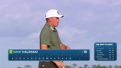 Sami Valimaki | Round 3 | 15th hole | Shot 4 | 2025 The RSM Classic