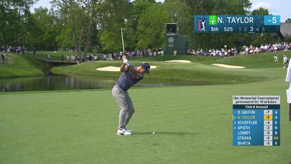 Nick Taylor | Round 3 | 5th hole | Shot 3 | 2025 the Memorial
