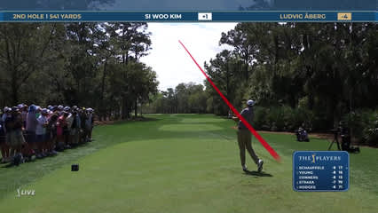 Ludvig Aberg | Round 2 | 2nd hole | Shot 1 | 2026 THE PLAYERS