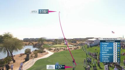 Max Homa | Round 1 | 12th hole | Shot 1 | 2025 WM Phoenix Open