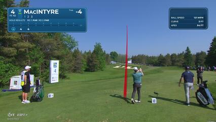Robert MacIntyre | Round 3 | 4th hole | Shot 1 | 2025 RBC Canadian