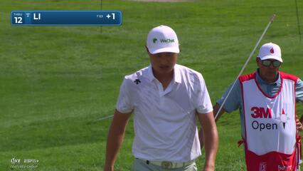Haotong Li | Round 1 | 12th hole | Shot 4 | 2025 3M Open