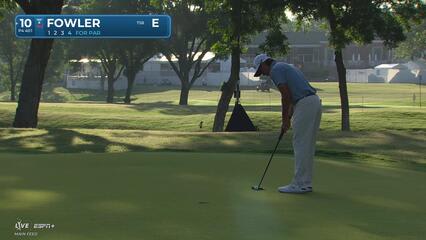 Rickie Fowler | Round 2 | 10th hole | Shot 4 | 2025 Charles Schwab