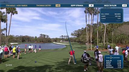 Thomas Detry | Round 2 | 7th hole | Shot 1 | 2025 THE PLAYERS