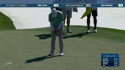 Max Greyserman | Round 1 | 1st hole | Shot 4 | 2025 THE PLAYERS