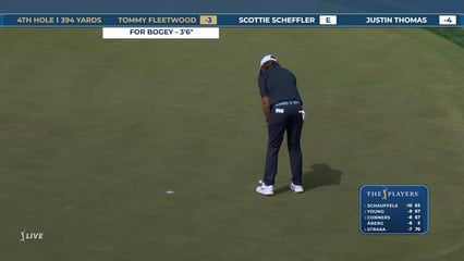 Tommy Fleetwood | Round 2 | 4th hole | Shot 5 | 2026 THE PLAYERS