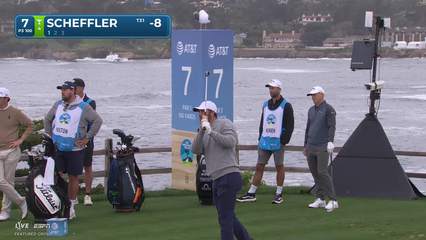 Scottie Scheffler | Round 3 | 7th hole | Shot 1 | 2026 AT&T Pebble Beach