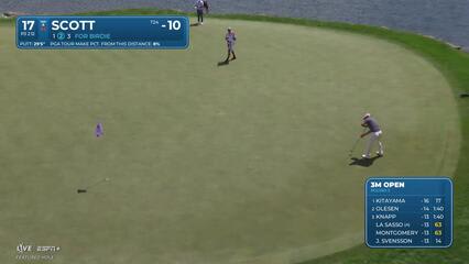 Adam Scott | Round 3 | 17th hole | Shot 3 | 2025 3M Open