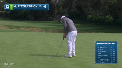Matt Fitzpatrick | Round 2 | 12th hole | Shot 5 | 2026 The Genesis