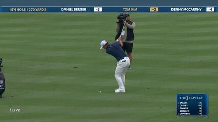 Tom Kim | Round 4 | 4th hole | Shot 2 | 2025 THE PLAYERS