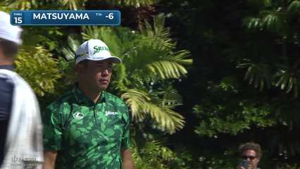 Hideki Matsuyama | Round 3 | 15th hole | Shot 4 | 2026 Sony Open