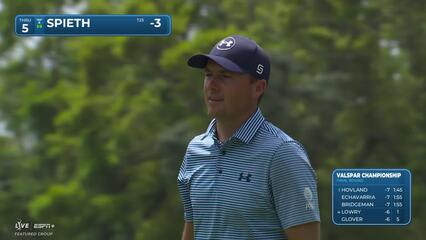 Jordan Spieth | Round 4 | 5th hole | Shot 5 | 2025 Valspar