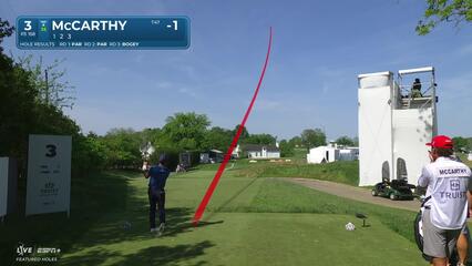 Denny McCarthy | Round 4 | 3rd hole | Shot 1 | 2025 Truist Championship