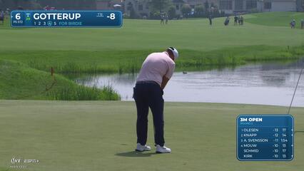 Chris Gotterup | Round 2 | 6th hole | Shot 4 | 2025 3M Open