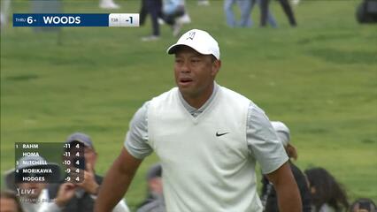Tiger Woods | 2023 Genesis | Round 3 | 15th hole | Shot 4