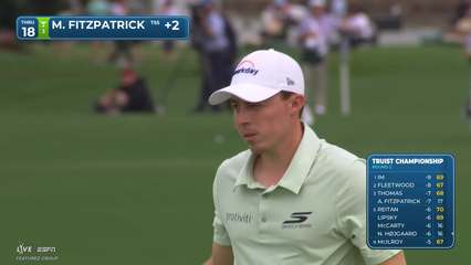 Matt Fitzpatrick | Round 2 | 18th hole | Shot 4 | 2026 Truist Championship
