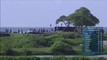 Bernhard Langer | Round 2 | 18th hole | Shot 1 | 2025 Mitsubishi