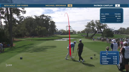Michael Brennan | Round 3 | 16th hole | Shot 1 | 2026 THE PLAYERS