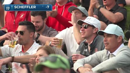 Scottie Scheffler | Round 3 | 17th hole | Shot 3 | 2025 the Memorial