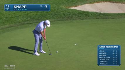 Jake Knapp | Round 2 | 11th hole | Shot 3 | 2026 Farmers