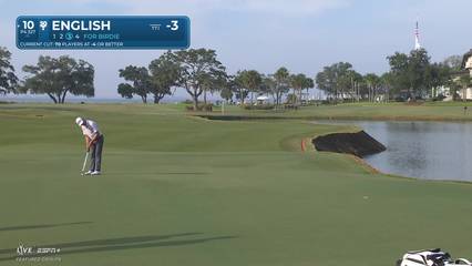 Harris English | Round 2 | 10th hole | Shot 4 | 2025 The RSM Classic