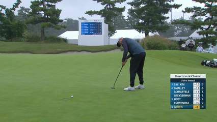 Alex Noren | Round 3 | 9th hole | Shot 4 | 2025 Baycurrent