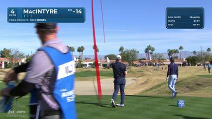 Robert MacIntyre | Round 4 | 4th hole | Shot 1 | 2026 The American Express