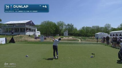 Nick Dunlap | Round 4 | 14th hole | Shot 1 | 2025 Truist Championship